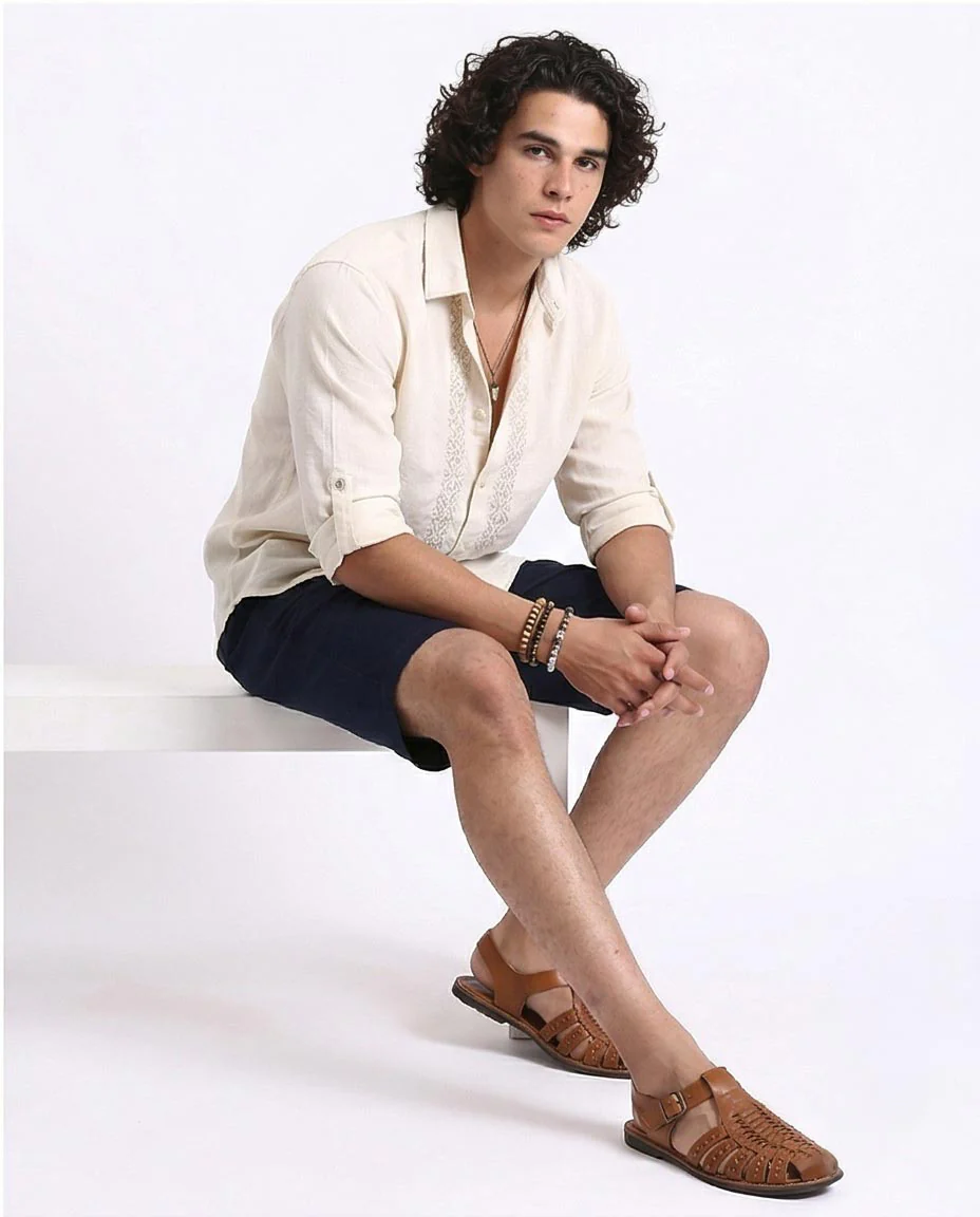 Ravin Men’s Tailored Navy Chino Shorts – Slim Fit Casual Classic - R209460 - Image 4