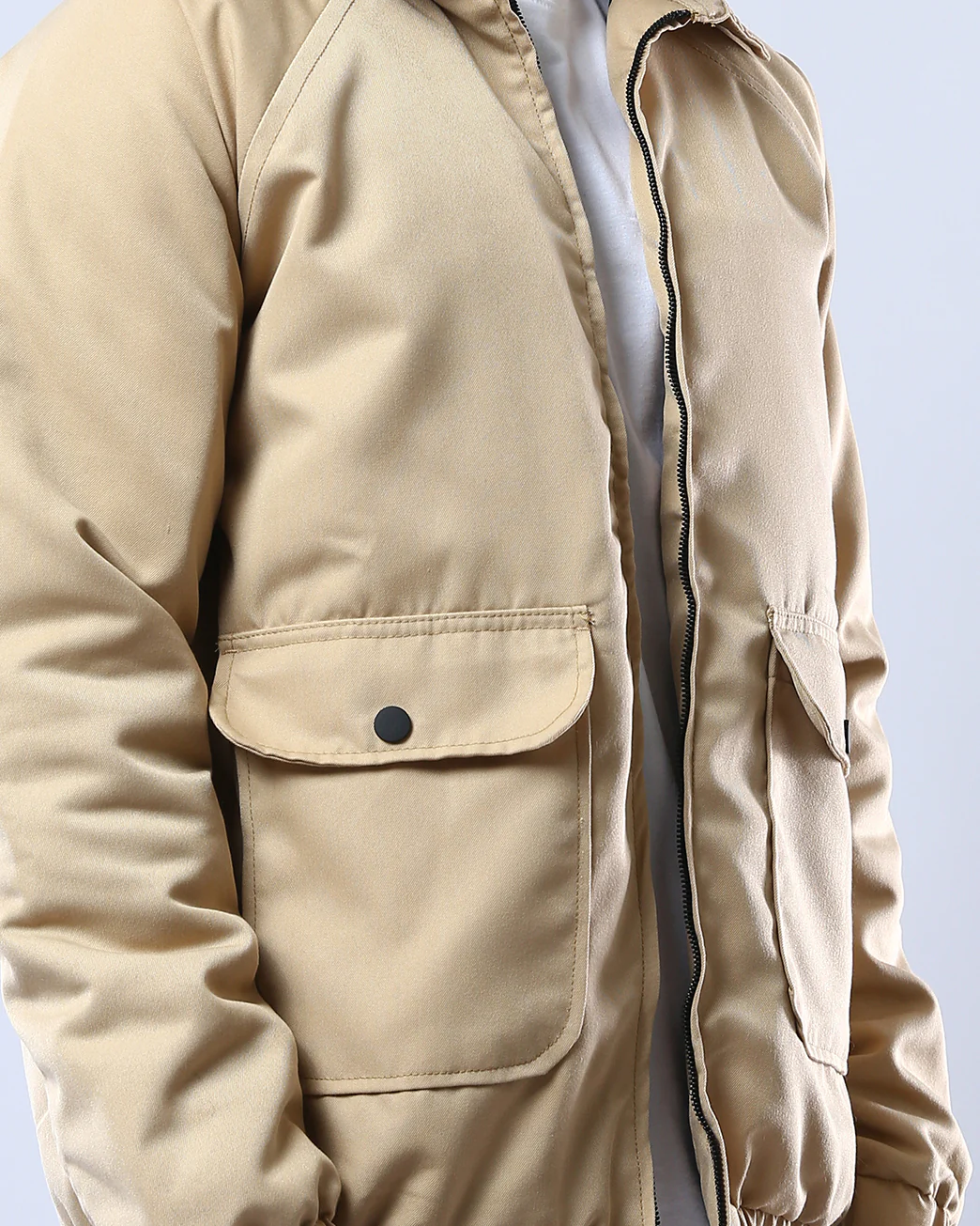 Tan Utility Harrington Jacket - O175495 - Image 4