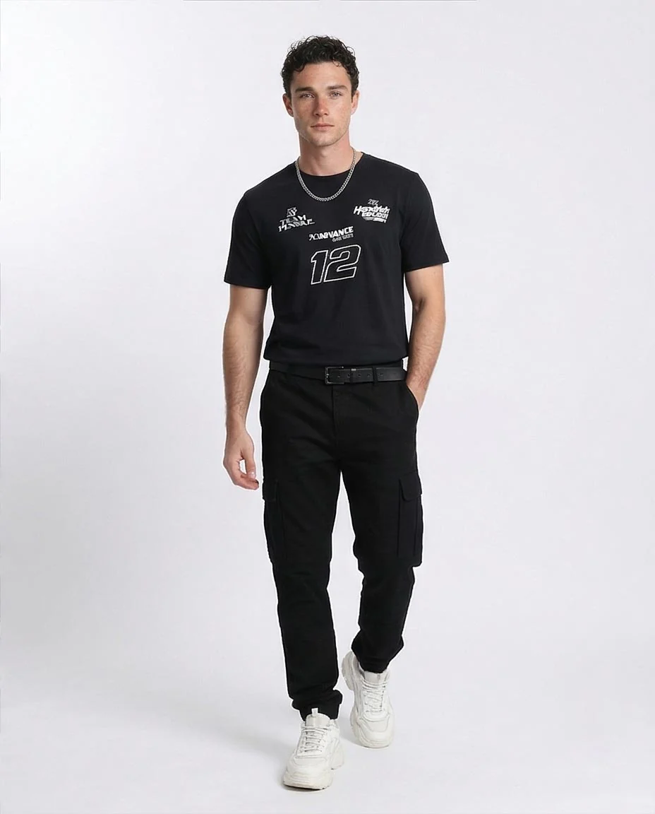 RAVIN Men's "The Speed of Sound" SHO Racing Graphic T-Shirt - Black - R209372 - Image 4
