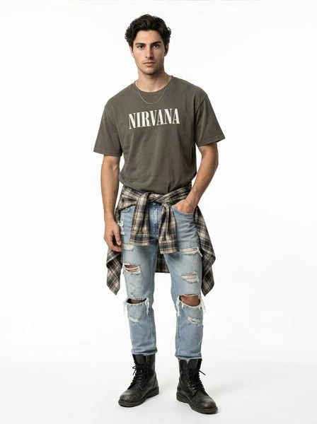 Nirvana Come As You Are Graphic Oversized T-Shirt - R216574 - Image 3