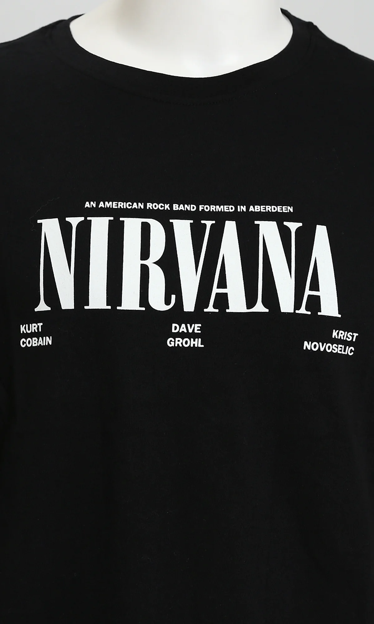 Ravin | Nirvana "In Memory" Oversized Graphic Tee – Black - R215728 - Image 3