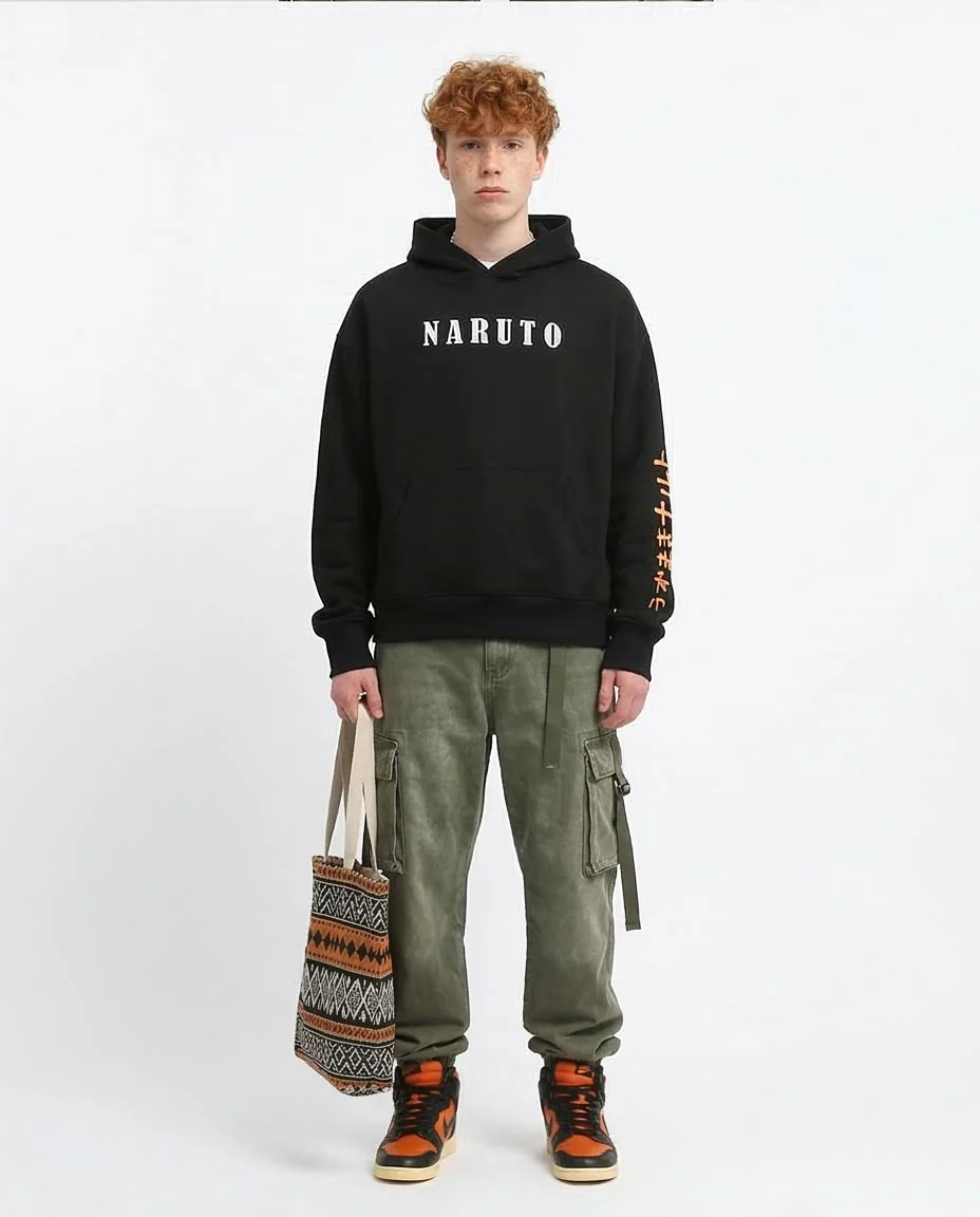 Ravin x Naruto: Uzumaki Heritage Oversized Hoodie - o193128 - Image 3