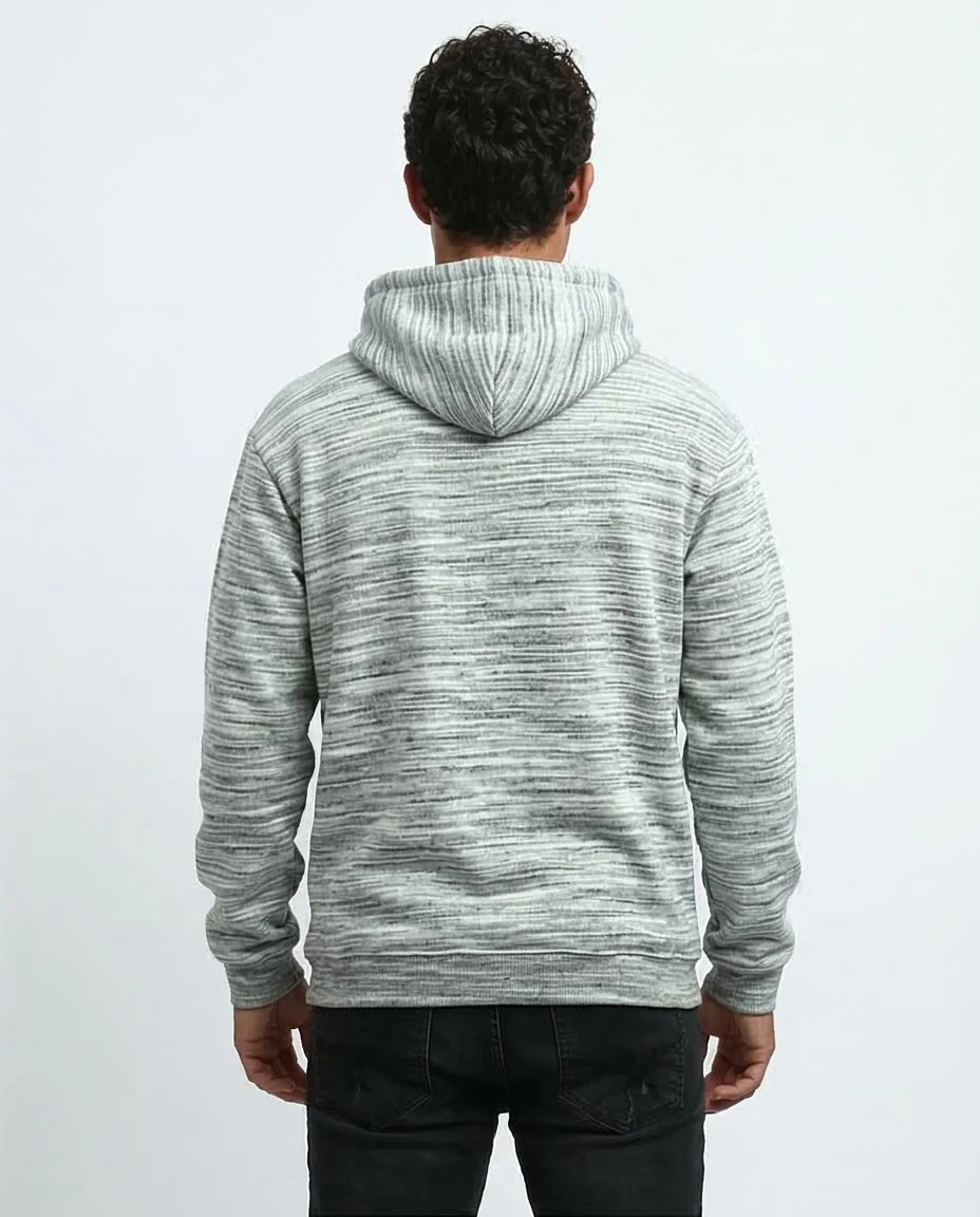 Ravin Men's Melange Knit Fleece Hoodie - o197299 - Image 2