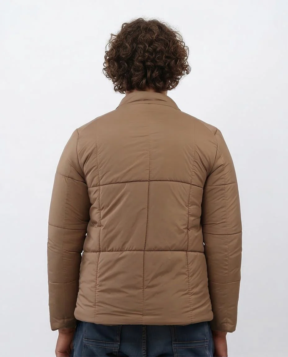 Ravin Men's Slim-Fit Quilted Puffer Jacket – Camel - o197518 - Image 2