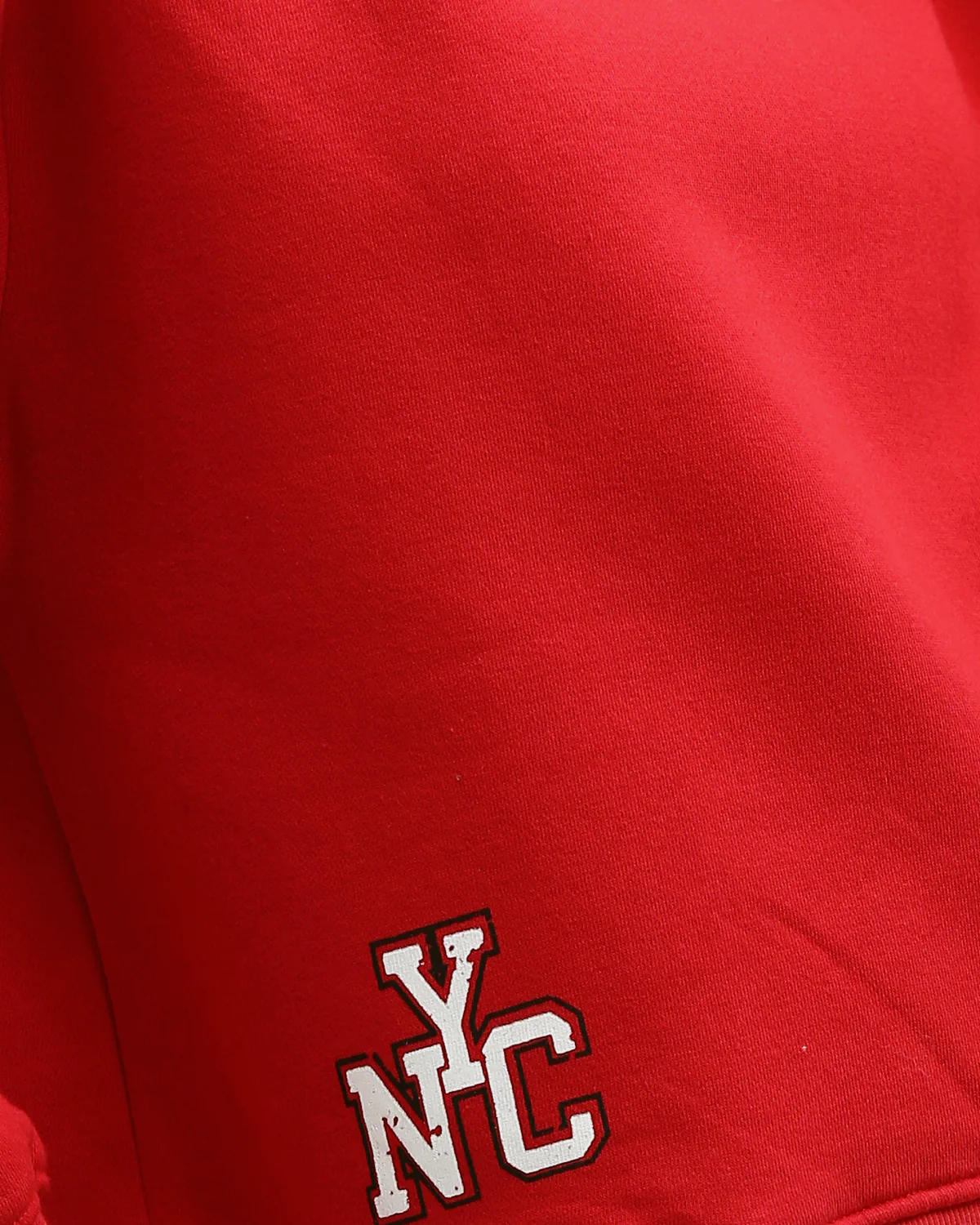 Ravin Unisex Oversized Red Hoodie with Retro College Graphic - o197574 - Image 4