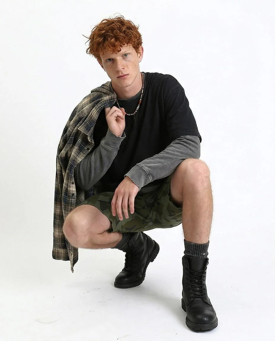 Ravin Men’s Regular-Fit Camouflage Summer Shorts – Olive & Dark Green Urban Cargo Style - O199081 - Image 3