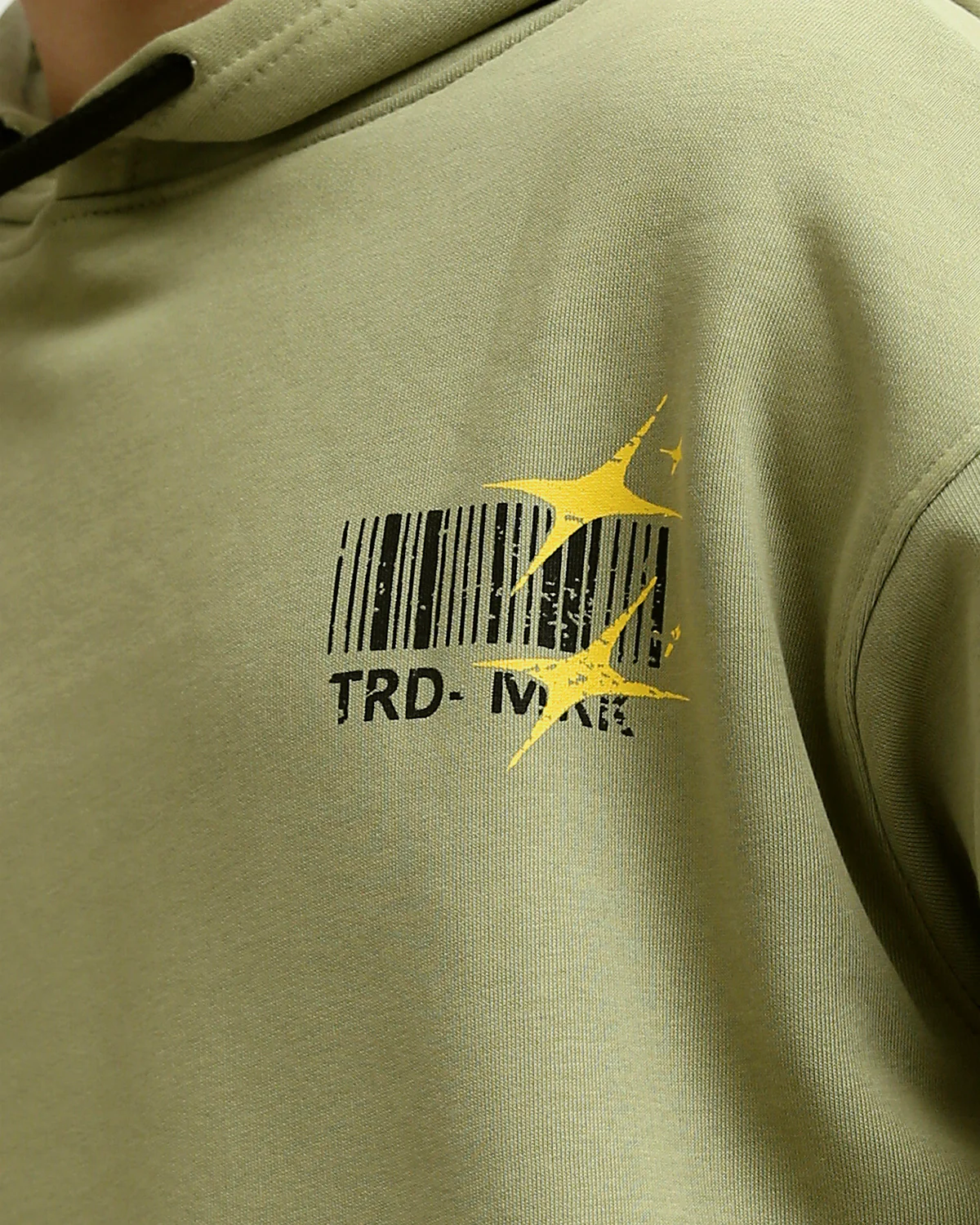 RAVIN | "Forever Rich" Graphic Heavyweight Hoodie - Sage Green - o199185 - Image 4
