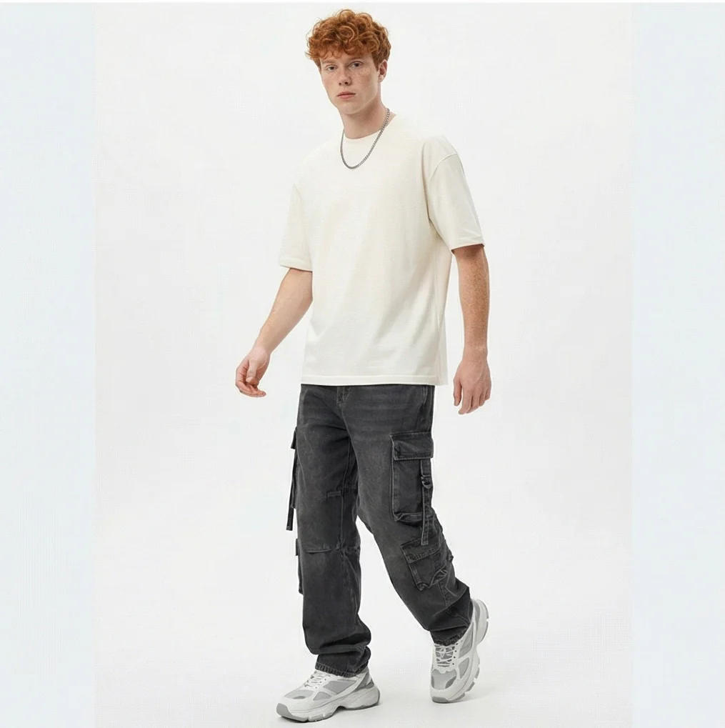 Off-White Oversized Back-Yoke Heavyweight Tee - R217687 - Image 3
