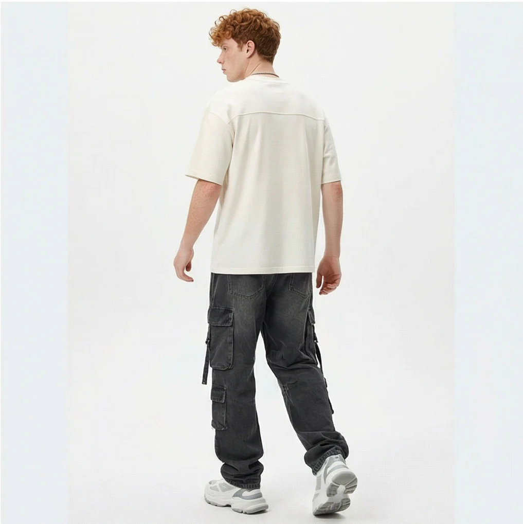 Off-White Oversized Back-Yoke Heavyweight Tee - R217687 - Image 4