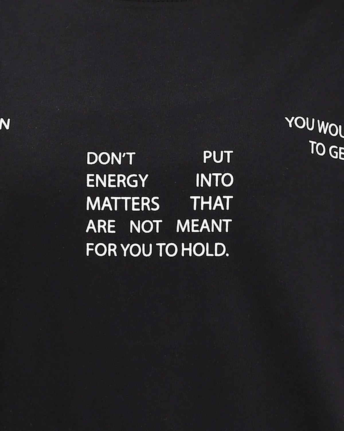 Ravin Oversized Graphic Tee – "Beyond Your Control" Heavy Cotton T-Shirt - Black - R209133 - Image 4