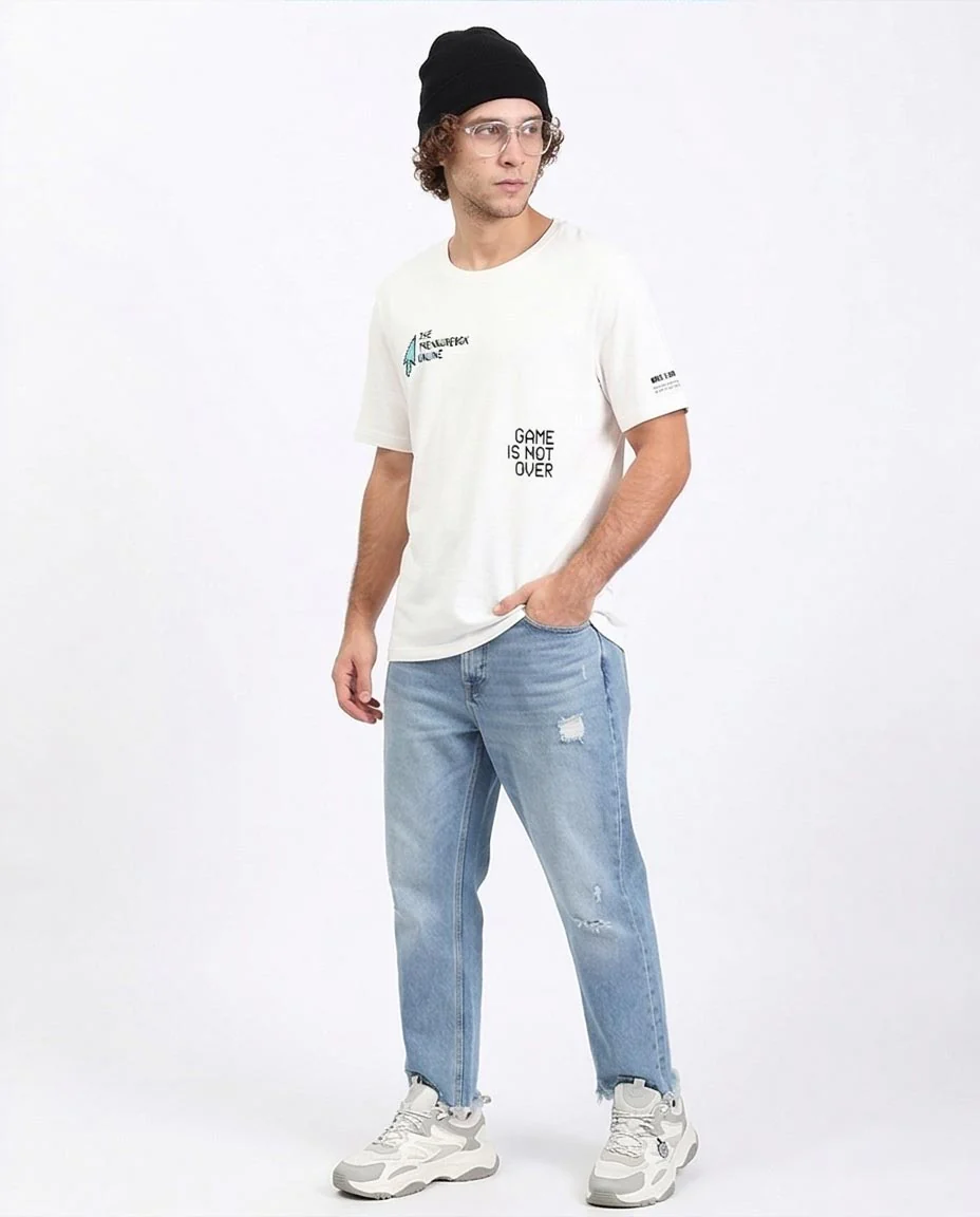 Ravin Pixel-Art "Legendary" Graphic Tee – White - R209424 - Image 5