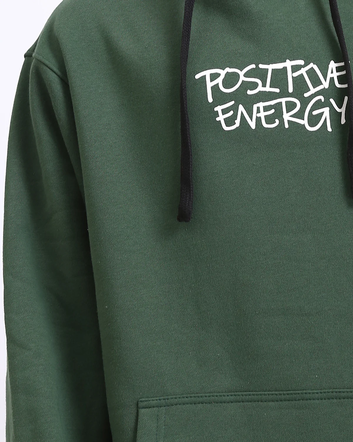 Ravin | "Positive Energy" Oversized Graphic Hoodie – Forest Green - R206834 - Image 4