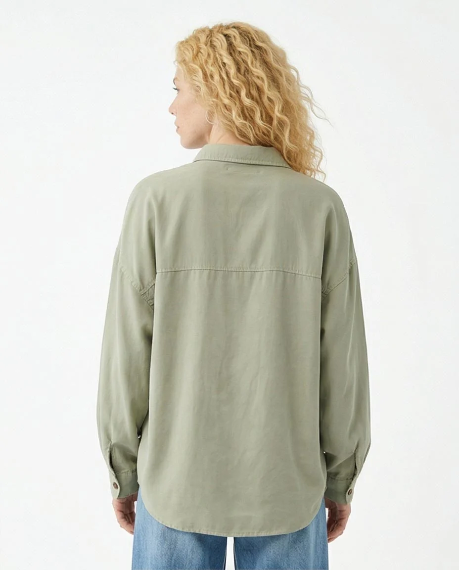 Ravin Sage Utility Drop-Shoulder Relaxed Shirt - R216066 - Image 2