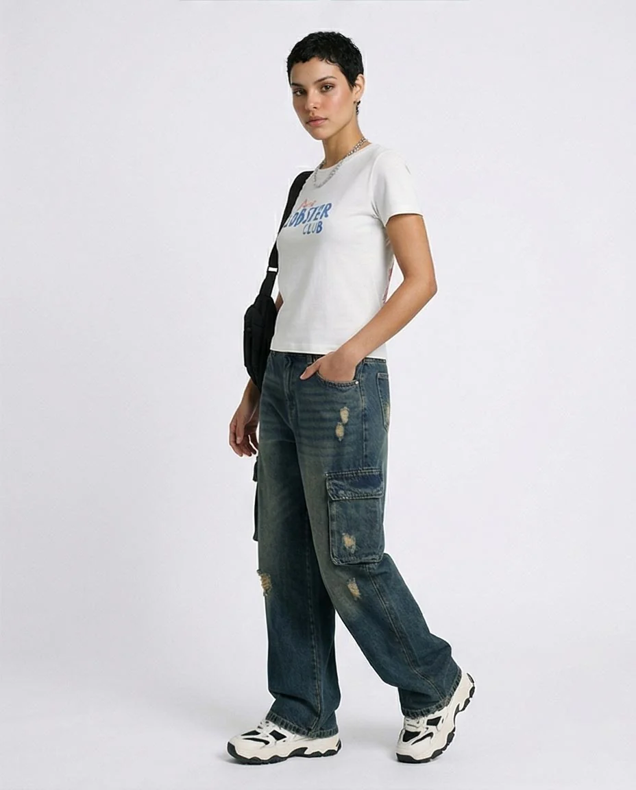 Ravin Maine Lobster Club Distressed Graphic T-Shirt - White - R216300 - Image 4
