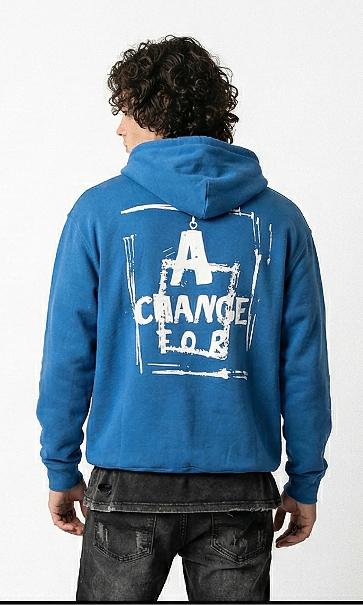 Ravin Men's Blue Graphic Print Pullover Hoodie - Image 2