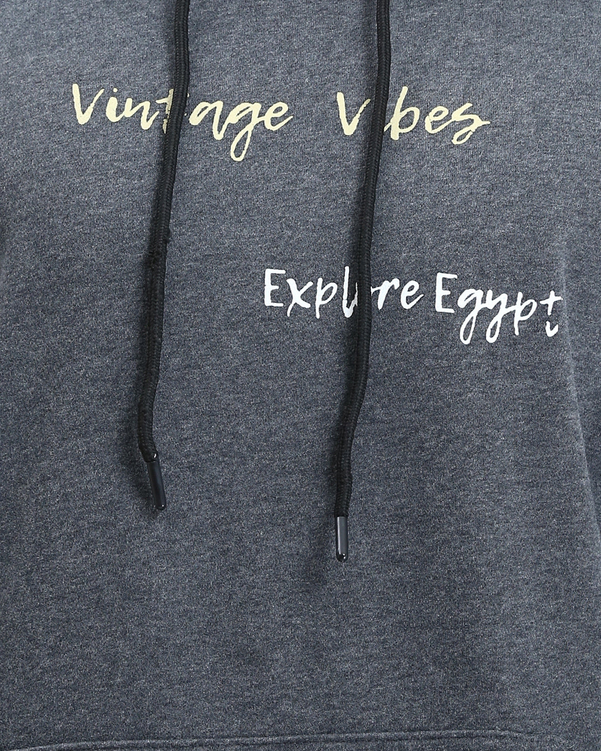 Ravin Men's Charcoal "Explore Egypt" Graphic Oversized Hoodie - R214394 - Image 4