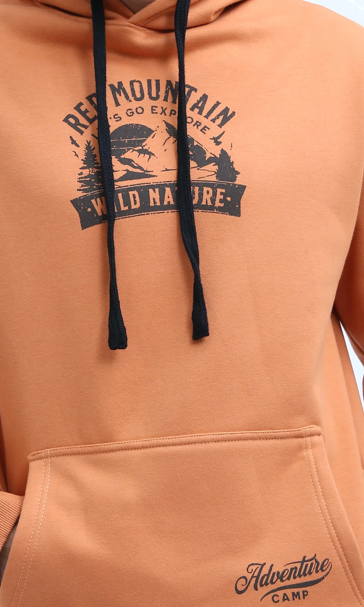 Rust Red Mountain Graphic Hoodie - 0200902 - Image 4