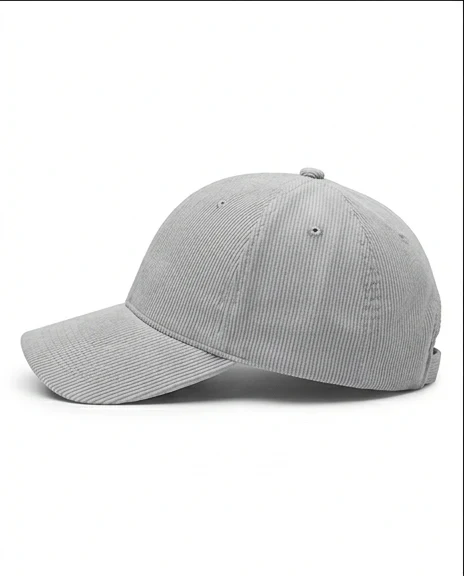 Silver Cloud Ribbed Corduroy Baseball Cap - R217531 - Image 3