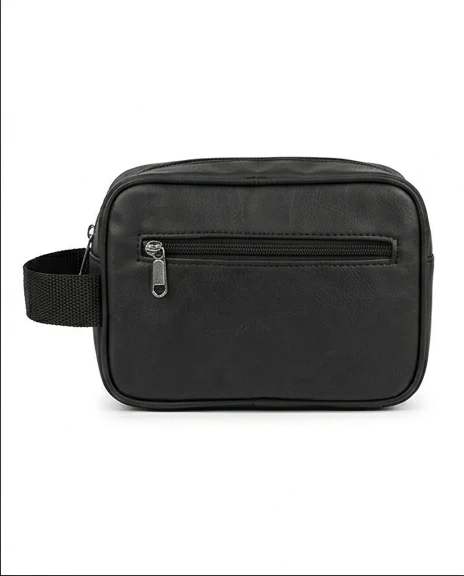 Sleek Multi-Compartment Textured Toiletry Bag - R216595 - Image 2