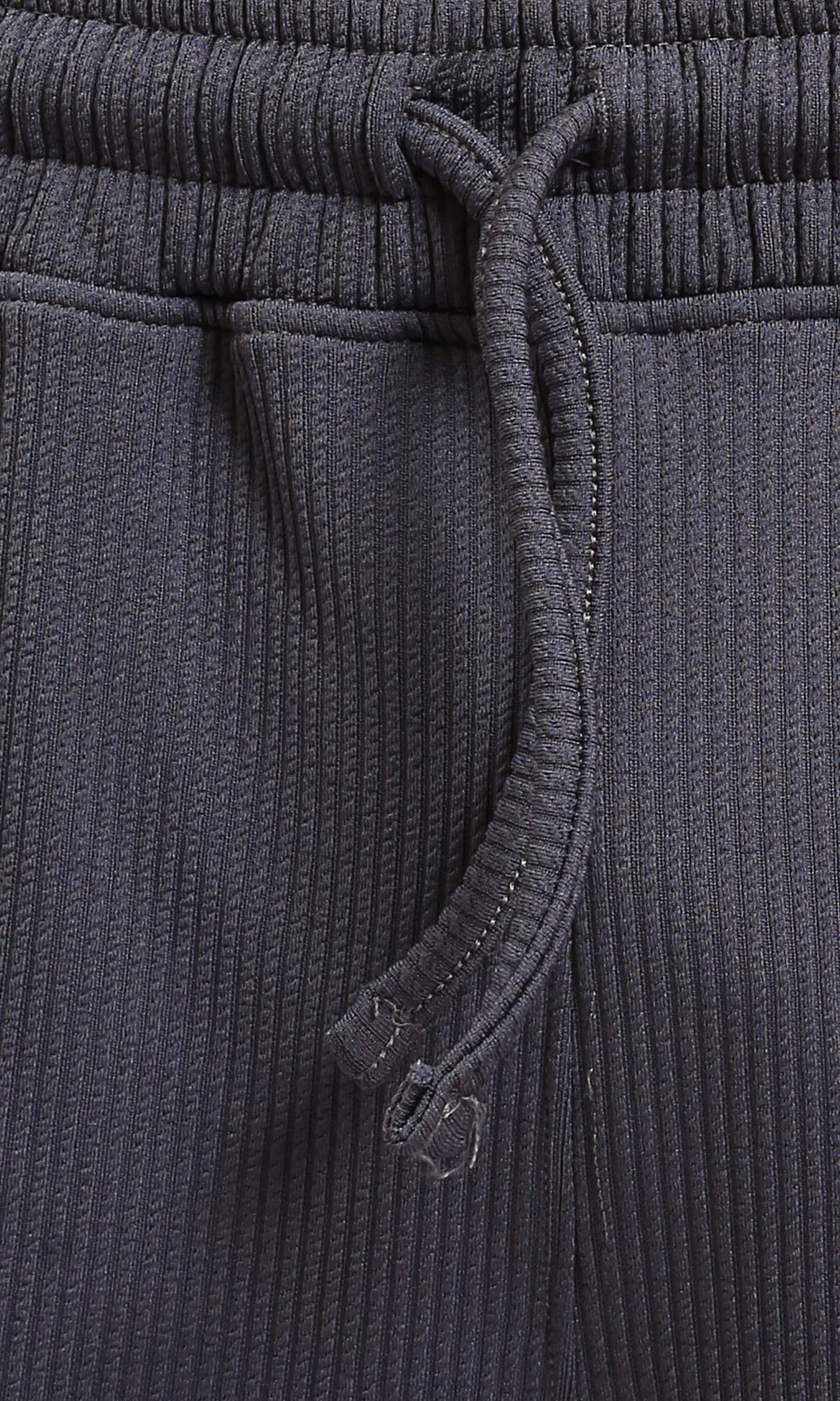 R215278 - Slip On Comfy Ribbed Pants - Dark Grey - Image 3