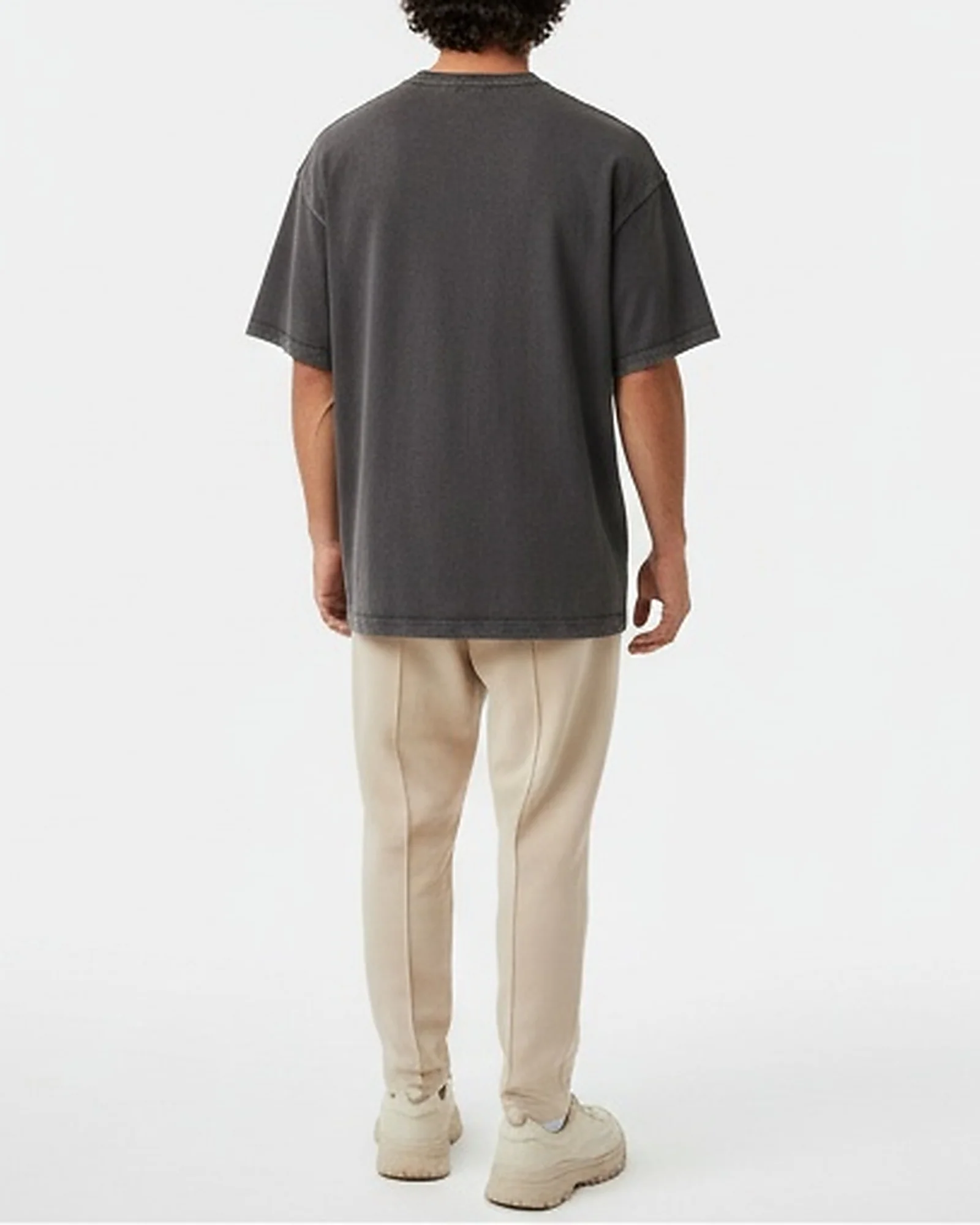 Stone Tapered Seam-Detail Trousers - R217323 - Image 2