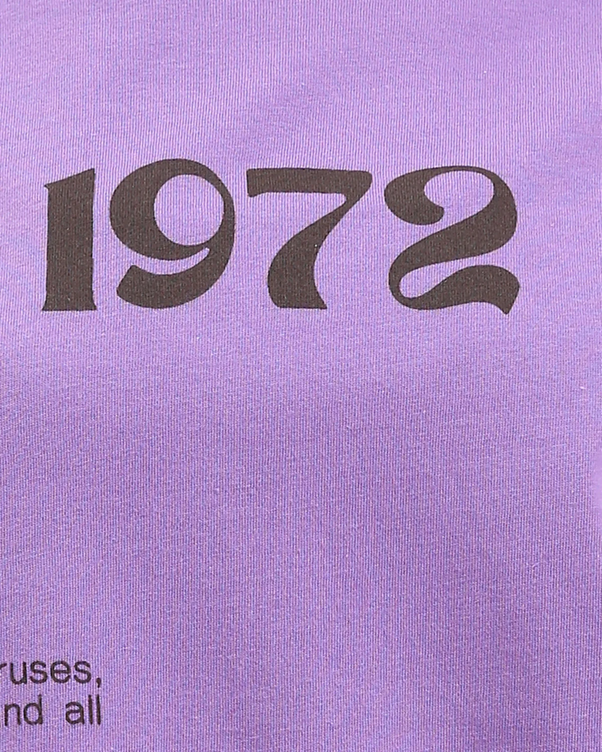 Ravin "Summer 1972" Retro Graphic Lavender Oversized T-Shirt - R209261 - Image 4
