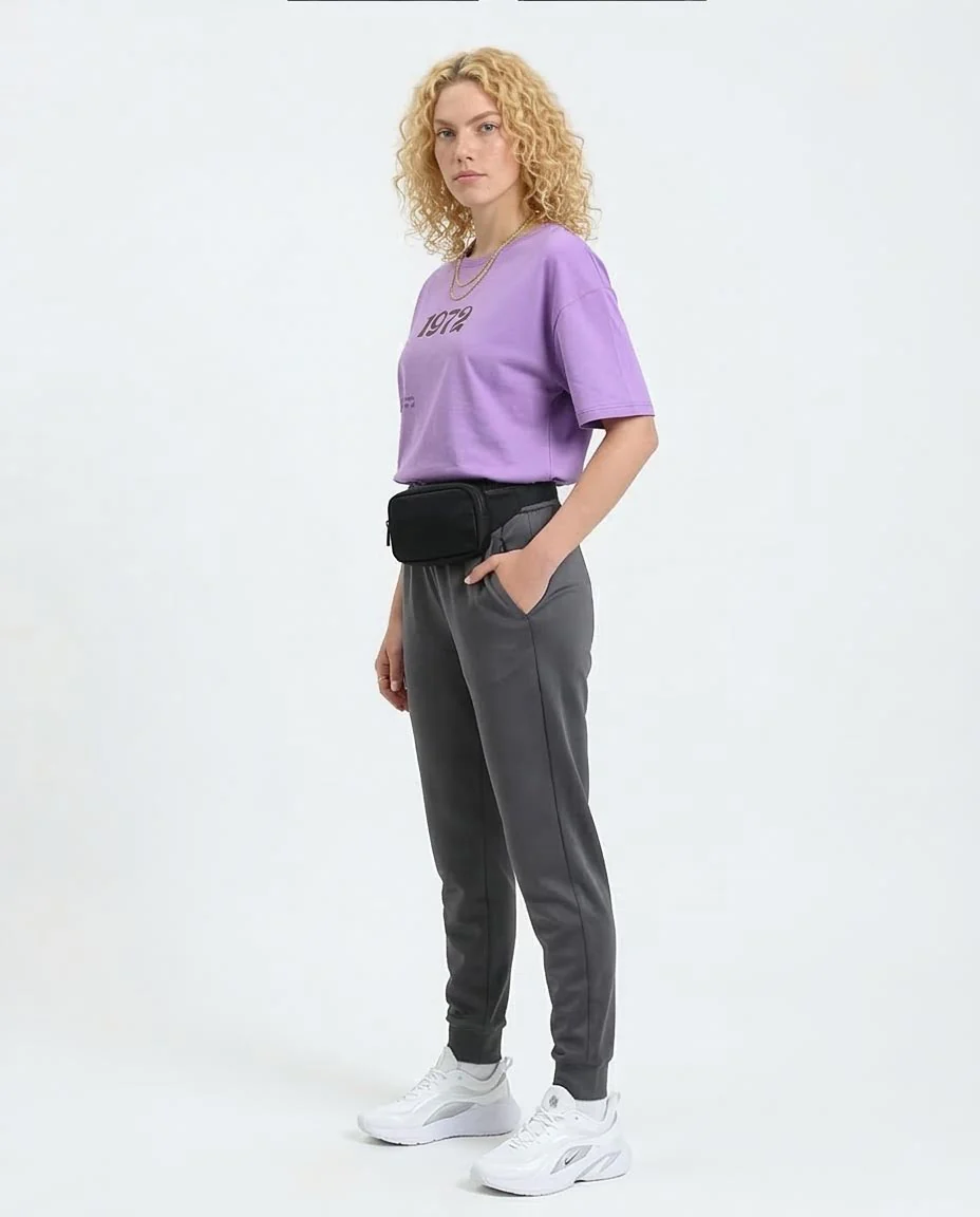 Ravin "Summer 1972" Retro Graphic Lavender Oversized T-Shirt - R209261 - Image 5