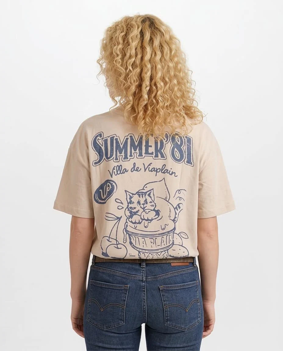 Ravin Summer ’81 Graphic Oversized T-Shirt - R204527 - Image 2