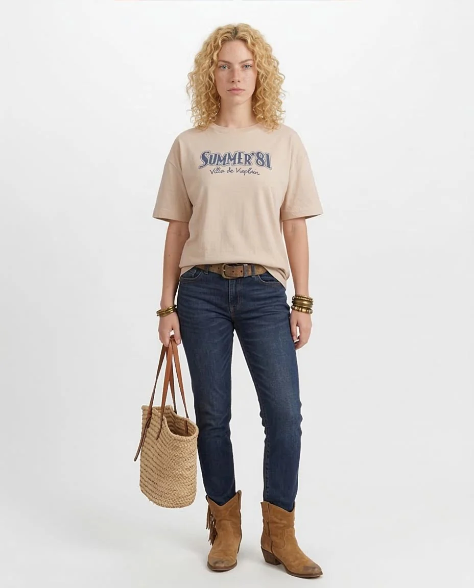 Ravin Summer ’81 Graphic Oversized T-Shirt - R204527 - Image 3