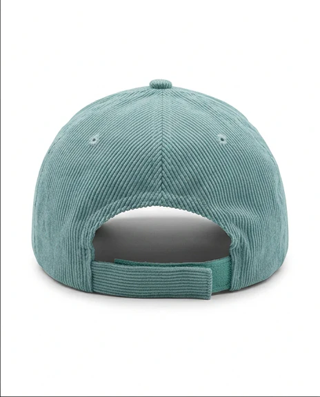 Teal Ribbed Corduroy Baseball Cap - R217550 - Image 2