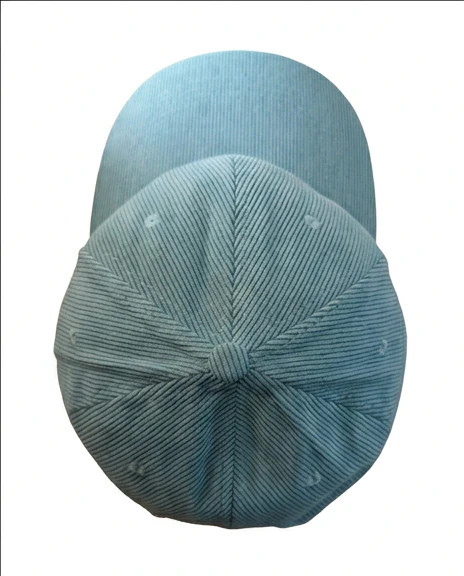 Teal Ribbed Corduroy Baseball Cap - R217550 - Image 4