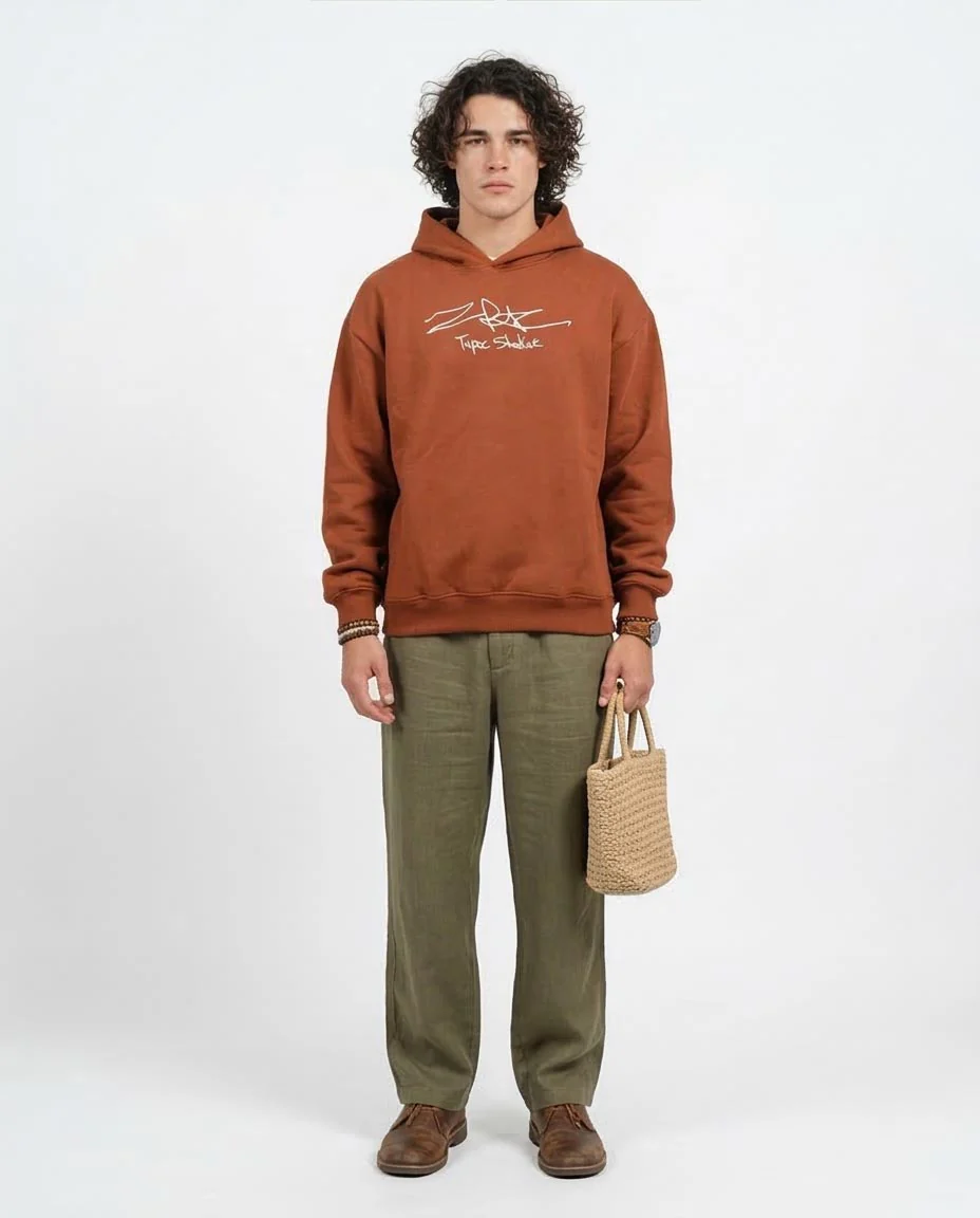 Tupac Shakur Legacy Graphic Rust Hoodie - O200903 - Image 3