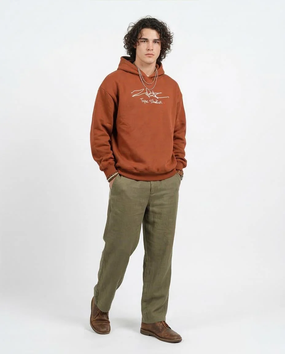 Tupac Shakur Legacy Graphic Rust Hoodie - O200903 - Image 4