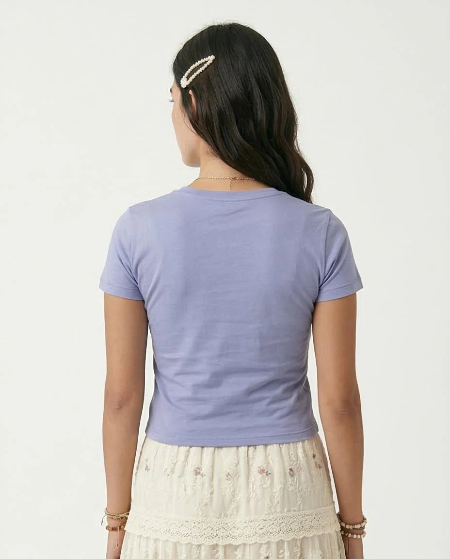 Ravin Vintage California Graphic Tee in Lavender - R205521 - Image 2
