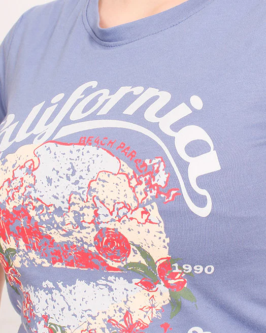 Ravin Vintage California Graphic Tee in Lavender - R205521 - Image 4