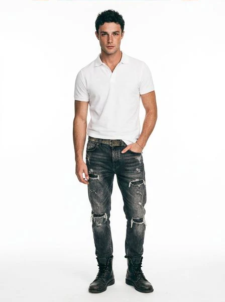 Crisp White Tailored Short Sleeve Polo Shirt - R216720 - Image 3