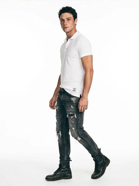 Crisp White Tailored Short Sleeve Polo Shirt - R216720 - Image 4