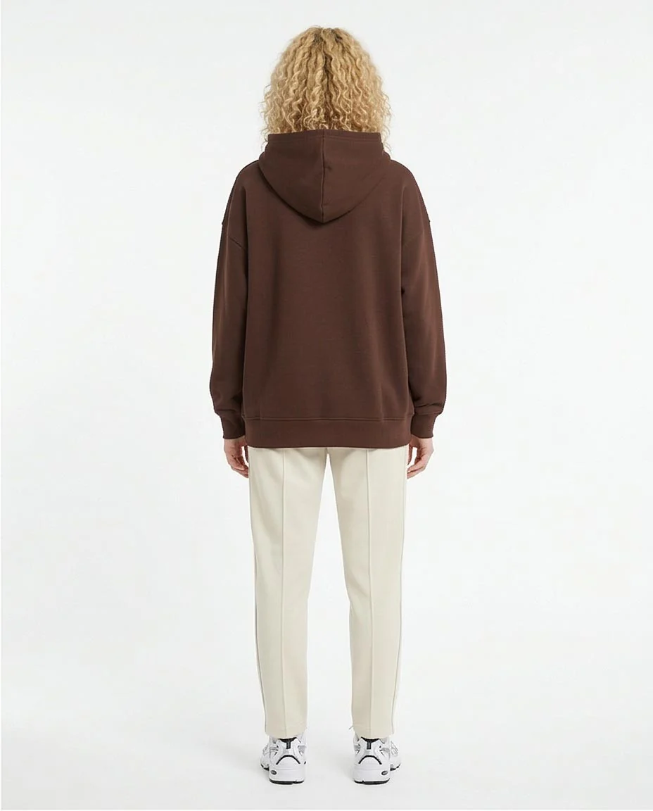 Ravin Women Chocolate Oversized Fleece Hoodie - R215218 - Image 2