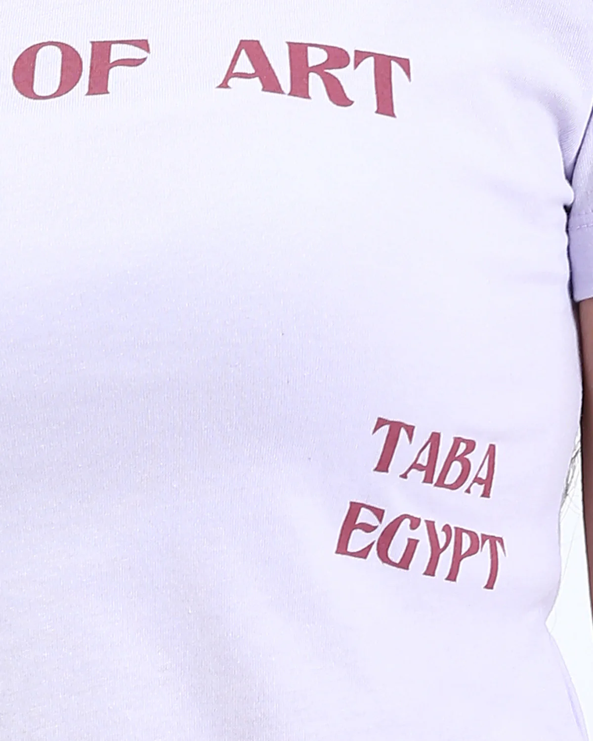 Ravin Women’s "A City of Art" Graphic T-Shirt – Taba Egypt Edition - Light Purple - R209229 - Image 4