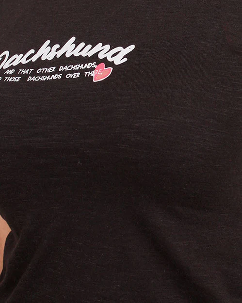 Ravin | Women’s "All I Need Is This Dachshund" Graphic Tee – Sport Luxe Edition - Black - O202960 - Image 4