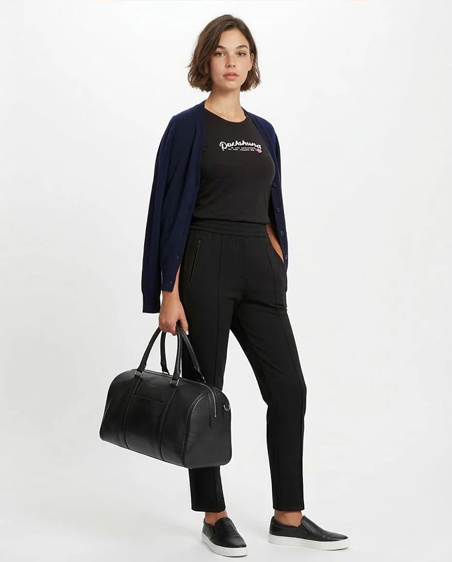 Ravin | Women’s "All I Need Is This Dachshund" Graphic Tee – Sport Luxe Edition - Black - O202960 - Image 5