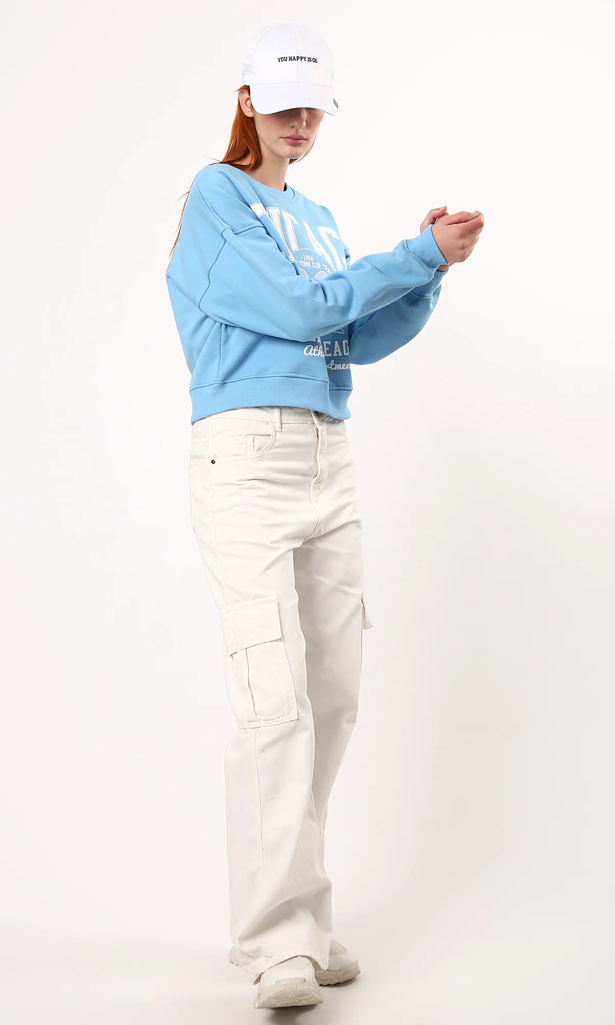 Women's Chicago Collegiate Graphic Sweatshirt - Light Blue - 0179912 - Image 5