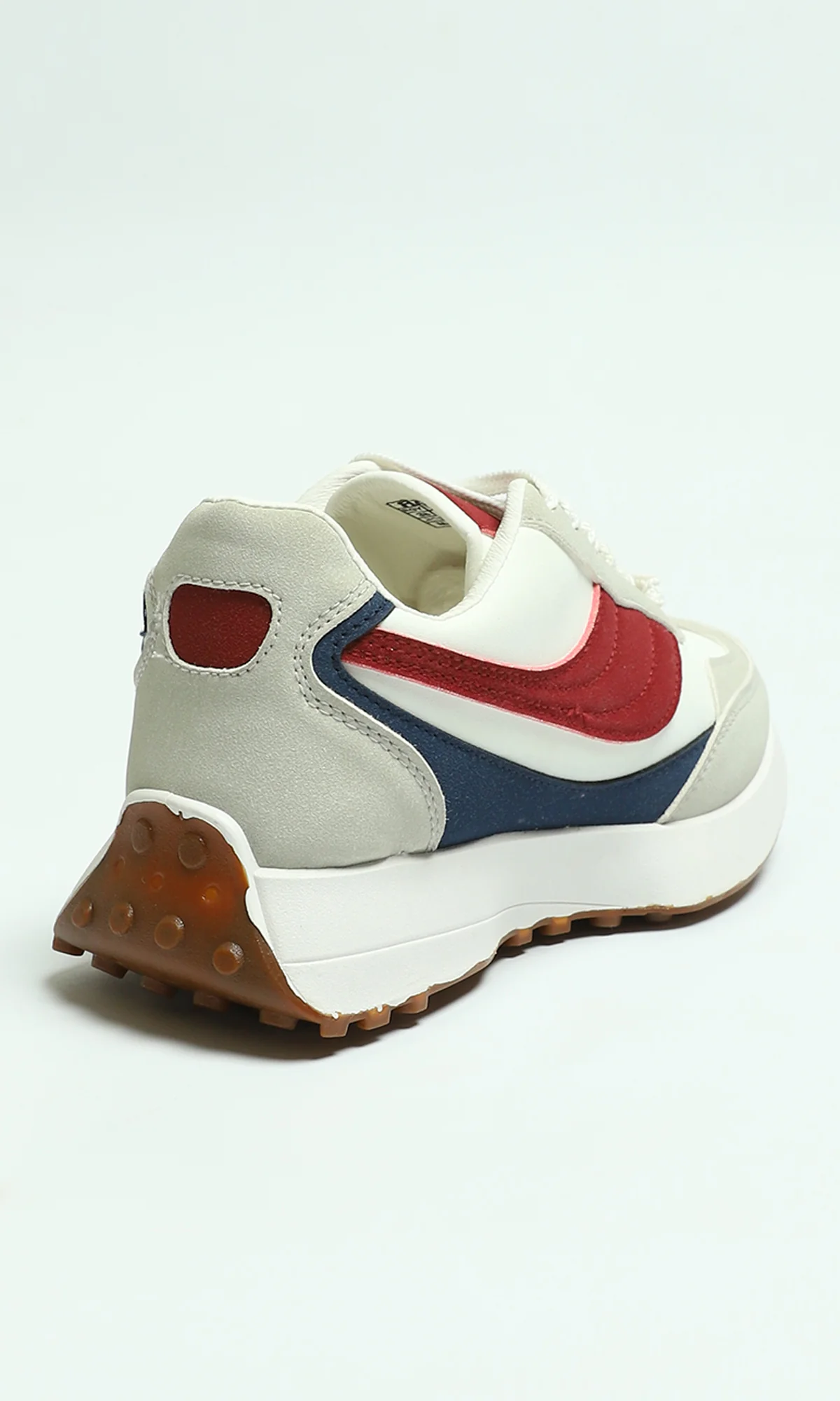 Colorblock Lace-Up Casual Sneakers - Image 3