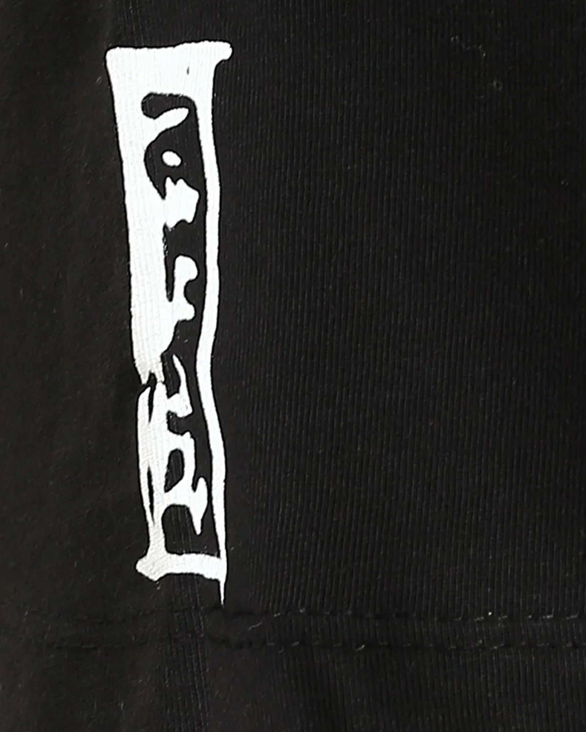Ravin Women's Graphic Crop Tee with Side-Cinch Detail – "Tamago Sand" Edition - Black - R209233 - Image 4