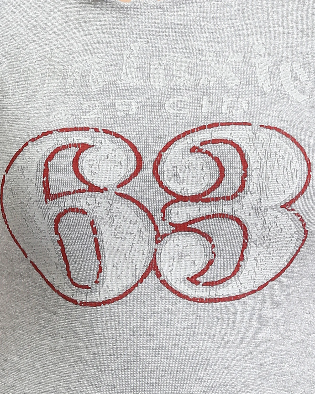 Ravin Women’s Lettuce-Edge Graphic Baby Tee - Heather Grey - R205869 - Image 4