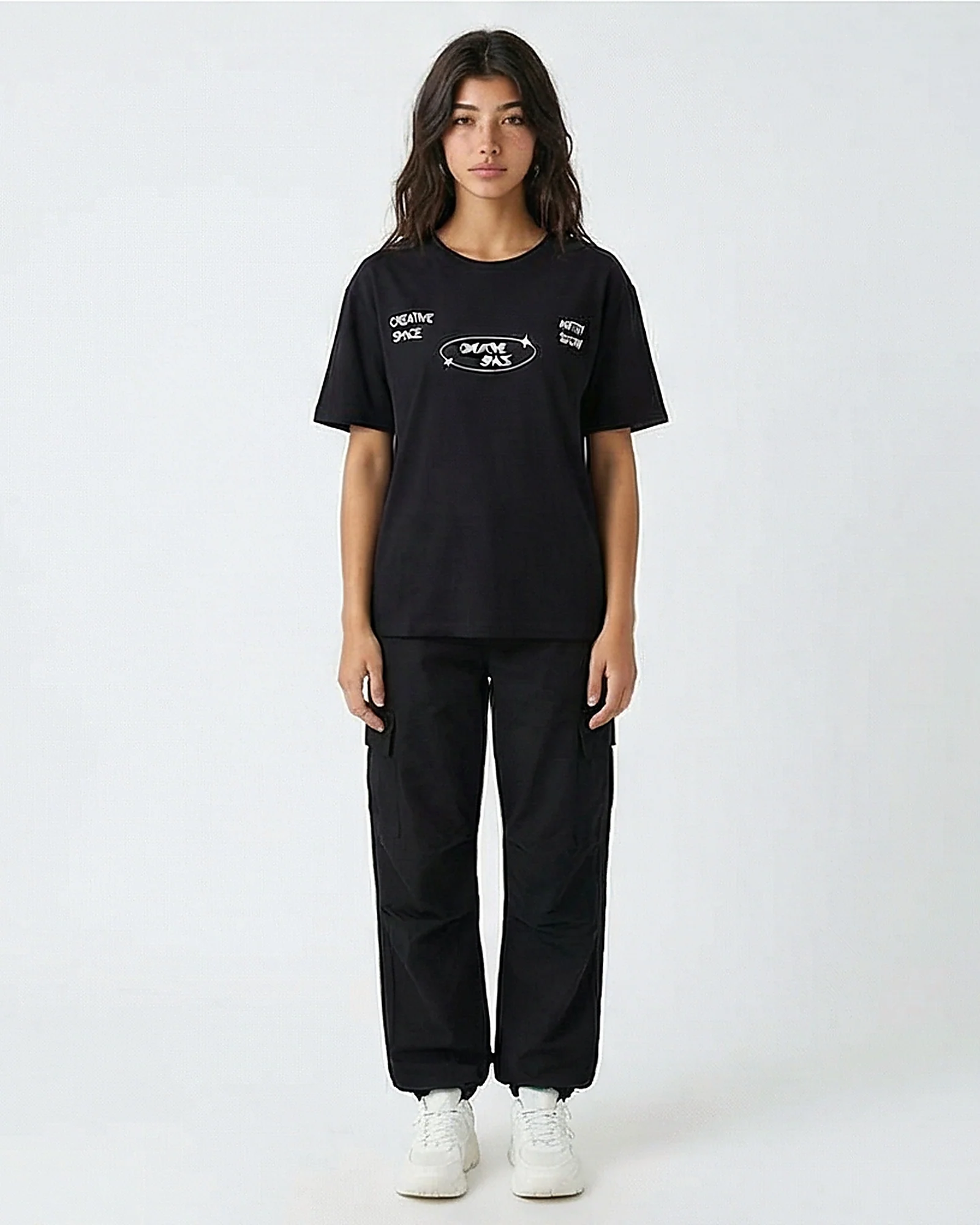 Black Artsy Graphic 'Save Our Dates' Summer Tee - R215774 - Image 3