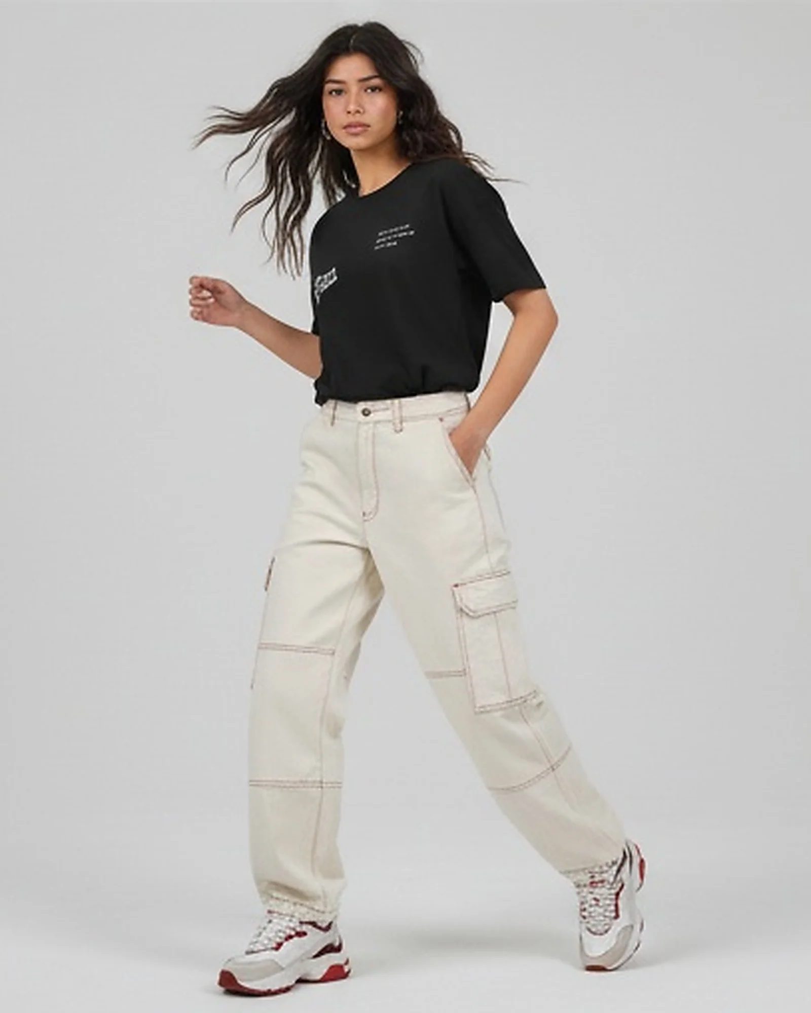 Black Always Fresh Cherry Graphic Relaxed Fit T-Shirt - R215775 - Image 3