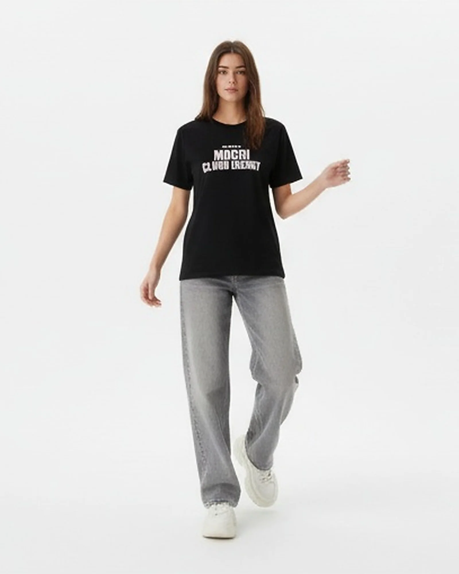 Black Mochi Cloud Energy Graphic T-Shirt - R217232 - Image 3