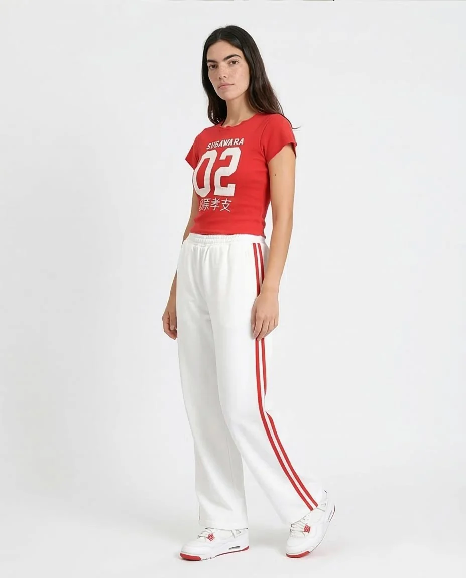 Ravin Women’s Sugawara 02 Graphic Baby Tee – Red - R205512 - Image 5