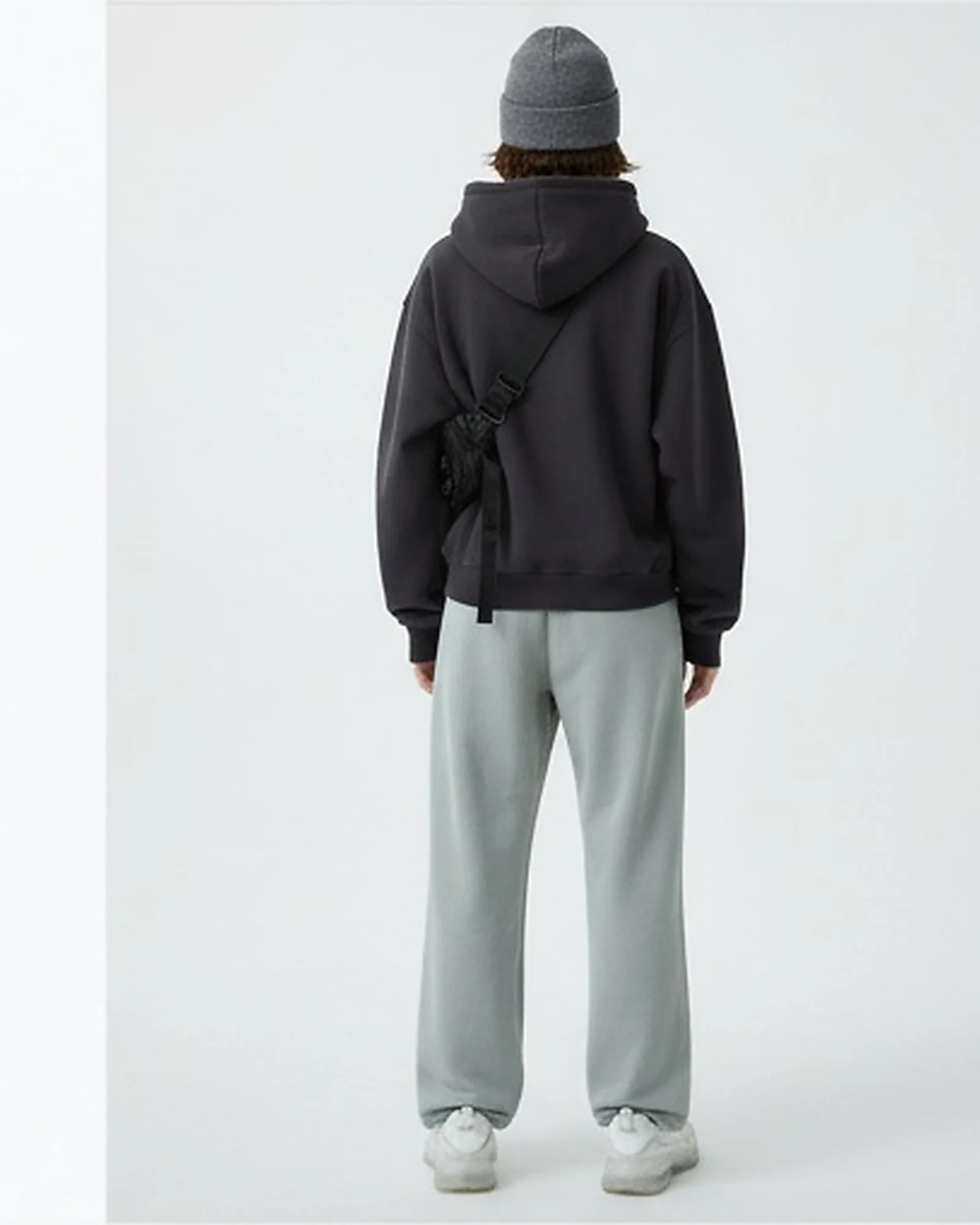 Sage Grey Wide-Leg Relaxed Fit Sweatpants - R217452 - Image 2